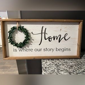 Home decor sign